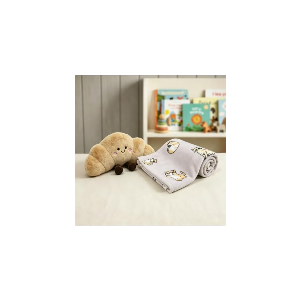 Cat Throw Blanket for Cat Lovers,Grey - 30x40 Inch