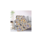 Cat Pattern Flannel Blanket - Super Soft Flannel Throw, Lightweight and Warm, Anti-Pilling - Cozy for Bed, Couch, Camping, Gift for Cat Lovers 50"x40"