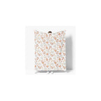 Fall White Pumpkin Blue Leaves Flannel Throw Blanket 50x60