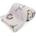 Cat Throw Blanket for Cat Lovers,Grey - 30x40 Inch