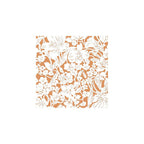 Flannel Fleece Throw Blanket Super Soft Lightweight Microfiber with Flower Print for Couch, 90"X108", Orange